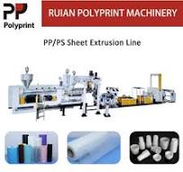 Ligne d'extrusion de machine à co-extrusion de feuilles en plastique pour  matériau PP PS