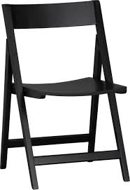 Set Of 4 Spare Black Folding Chairs In Dining Chairs Crate And Barrel Folding Chair Folding Dining Chairs Wood Dining Chairs