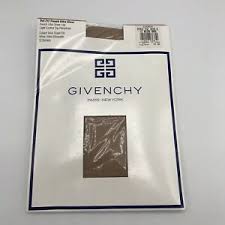 Details About Givenchy French Ultra Sheer Pantyhose Beige Bare Style 212 Size C Large Nip Vtg