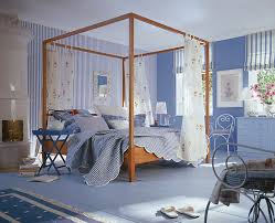 Mit Dunkelblau Einrichten Schlafzimmer Gestalten Wohnen Bett Ideen