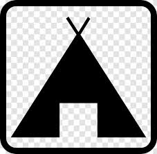 It's high quality and easy to use. Camping Tent Campsite Clip Art Black And White Transparent Png
