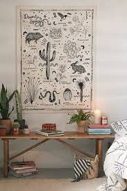 Desert Species Reference Chart Tapestry Desert Decor Tapestry Wall Tapestry