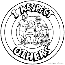 A pop of color will bring this printable respect are property and copyright of their owners. Morale Lesson Color Page Education School Coloring Pages Color Plate Coloring Sheet Printable Color School Coloring Pages Respect Lessons Respect Activities