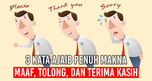 Uraian jawaban akan disajikan di bawah ini. 3 Kata Ajaib Penuh Makna Maaf Tolong Dan Terima Kasih Barang Promosi Mug Promosi Payung Promosi Pulpen Promosi Jam Promosi Topi Promosi Tali Nametag
