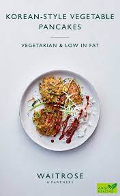 Korean Style Vegetable Pancakes Waitrose Food Vegetable Pancakes Healthy Recipes