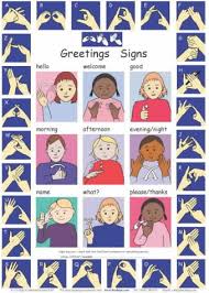 Lets Sign Bsl Greetings Signs And Fingerspelling A2