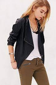 Bb Dakota Ellif Faux Leather Jacket Urban Outfitters Mannequins Mode