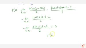 Partial derivative concept is only valid for multivariable functions. Write The Value Of The Derivative Of F X X 1 X 3
