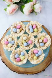 This simple chocolate egg filled dessert is easier than you think. No Bake Mini Egg Easter Nests With Video Sugar Spice And Glitter