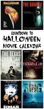 The Ultimate Horror Movie Calendar To Count Down To Halloween Halloween Movies Scary Scary Movie Night Halloween Movies