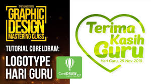 Pada prinsipnya disini kita tidak menghapus background gambar seperi di photoshop, namun kita membuat vector baru dengan mengcopy tanda tangan yang kita scan. Tutorial Coreldraw 17 Membuat Logo Type Hari Guru Tutorial Desain Grafis Tutorial Adobe Illustrator Tutorial Photoshop Tutorial Coreldraw Tutorial Civil 3d Bahasa Indonesia