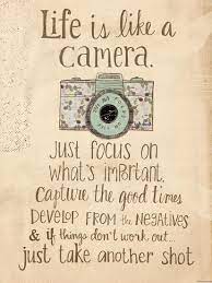 Life is like a camera quote author. Life Is Like A Camera Prints Katie Doucette Allposters Com Inspirational Words Words Quotes About Photography