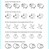 Ordinal position worksheets for preschool and kindergarten. 1