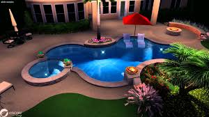 Williams Residence 3d Pool Design 3d Pool Pool Pool Designs