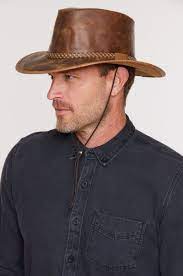 Rancher Crushable Oiled Leather Cowboy Hat Overland Leather Cowboy Hats Cowboy Hats Cowboy Hat Styles