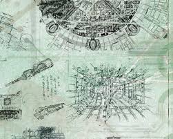 Final Fantasy Midgar Blueprint Aged Specs A2 420mm594 Etsy Final Fantasy Fantasy Blueprints