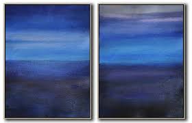 Find affordable furniture and home goods at ikea! Set Of 2 Abstract Painting On Canvas Canvas Wall Art Home Decor Light Blue Dark Blue Grey Black Big Canvas Art