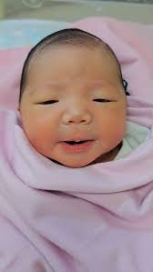 Dear healthy and cute baby Yuna Sean. The name Yuna means gentle & kind,  while Sean means God is gracious.