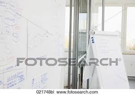 Whiteboard And Flip Chart In Meeting Room Stock Image