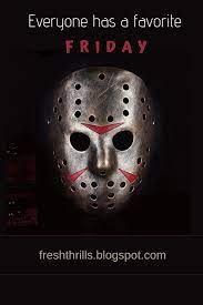 Favorite Friday The 13th Movie Jason Mask Jason Voorhees Friday The 13th