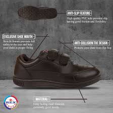 Rex Gola Unisex Pvc Rexion Pvc Formal Regular Casual Fashionable Walking Running School Wear Skin Fit Velcro Brown Shoe