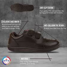 rex gola unisex pvc rexion pvc formal regular casual fashionable walking running school wear skin fit velcro brown shoe