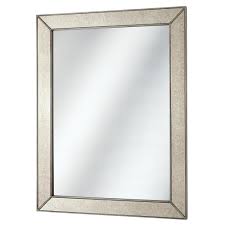 According to frame my mirror — one of the two mirror frame sources — mirror rot happens because: Home Decorators Collection 23 In W X 30 In H Framed Rectangular Anti Fog Bathroom Vanity Mirror In Silver 45378 The Home Depot