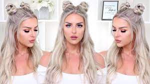 Image Result For Space Buns Hair Bun Tutorial Bun Hairstyles Rave Hairstyles