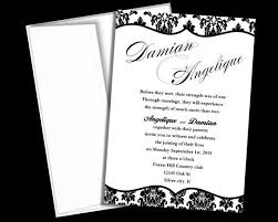 Digital Wedding Invitation Jpeg Pdf Black And White Damask Wedding In Blank Wedding Invitation Templates Etsy Wedding Invitations Digital Wedding Invitations