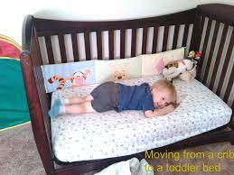 Most usually children change from crib to toddler bed when they are between. Transitions Moving From A Crib To A Toddler Bed Team Cartwright