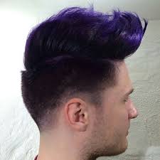 Purple is great for maintaining colors like gray or white. we are men, though, and some of us. Not Too Much Purple Dyed Hair Men Bright Hair Colors Purple Hair Streaks
