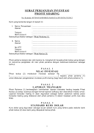 Jalan kebon agung 13, mlati, sleman, diy no. Contoh Surat Perjanjian Kerjasama Sharing Profit Contoh Surat