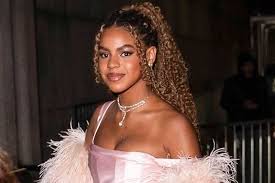 Blue Ivy Carter Looks Just Like Mom Beyoncé in Pink to Support Grandmother  Tina Knowles in N.Y.C.