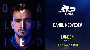 Match point of the nitto atp finals 2020 round robin match between daniil medvedev and novak djokovic. Medvedev Secures Fourth Spot At 2020 Nitto Atp Finals Atp Tour Tennis