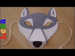 Wolf Maske Basteln Mit Lena How To Make Wolf Mask Kak Sdelat Volka Iz Bumagi Youtube In 2020 Masken Basteln Masken Kinder Wolf Maske