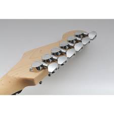 Wilkinson 6 inline EZ-LOK Guitar Tuners Machine Heads Tuning Pegs Keys Set  for Fender Stratocaster/Telecaster Electric Guitar, Chrome