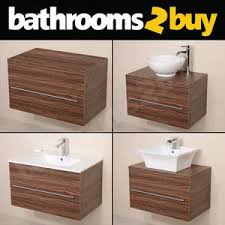 Bathroom vanity units, also referred to as sink vanity units are essential for creating a stylish modern bathroom. Bathroom Vanity Unit Walnut Furniture Wall Hung Mounted Countertop Basin Sink Basin Sink Countertop Basin Bathroom Vanity Units