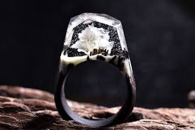 Ethereal White Flower Secret Wood Nature Jewelry Cute Jewelry Lovely Jewellery