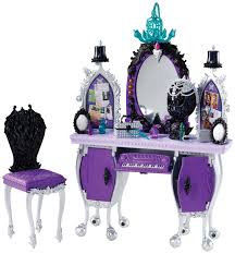 Amazon Com Ever After High Getting Fairest Raven Queen Destiny Vanity Accessory Toys Games Ever After High Ever After Dolls Raven Queen