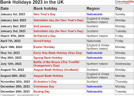 This page contains a calendar of all 2022 bank holidays for england. Bank Holidays 2023 In The Uk With Printable Templates