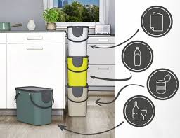 Recycling Mullsystem Albula 25 L Cappuccino Jetzt Versandkostenfrei Kaufen Im Rotho Online Shop Recycling Mulltrennung Kuche Behalter
