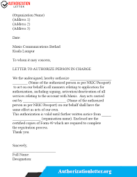 High quality authorization letter samples and free authorization letter templates may be downloaded from our website! Authorization Letter
