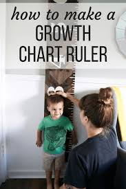 How To Make A Cute Growth Chart For Your Kids This Diy