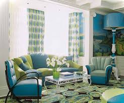 Blue And Green Decor Living Room Fine Living Room Ideas