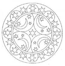 You&rsquo;ll find this printable coloring page very soothing to color, and with its many lines, you can create any number of. Moon And Star Mandala Drawing Novocom Top