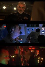 The hunt for red october (1990). During The Final Battle Scene In Hunt For Red October The Three Submarines Are Lit In Different Colors To Set Them Apart But Also Reflecting Their Current Status V K Konovalov Soviet
