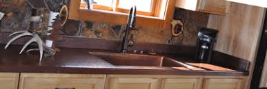 montana made copper kitchen sink
