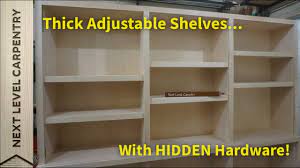 Find the largest offer in closet rods and rod supports at richelieu.com, the one stop shop for woodworking industry. Thick Adjustable Shelves With Hidden Hardware Youtube
