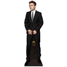 Me when someone says robert pattinson is going to ruin batman because he's a bad actor but they've never watched any of his movies Robert Pattinson 177cm Lifesize Cardboard Cutout Amazon Co Uk Toys Games