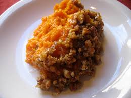 But casseroles are the thing on the holidays and this recipe is quite popular, judging by the internet requests for it. The Domestic Curator Ruth S Chris Sweet Potato Casserole